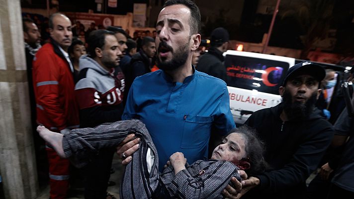 Telediario 1 - Situación extrema en los hospitales de la Franja de Gaza