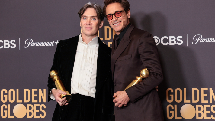 Telediario 1 - 'Oppenheimer' se impone como una de las grandes ganadoras de la noche de los Globos de Oro