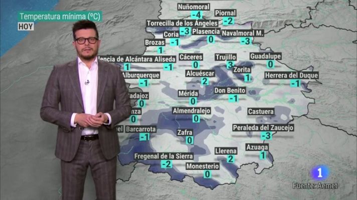 El Tiempo en Extremadura - 08/01/2024