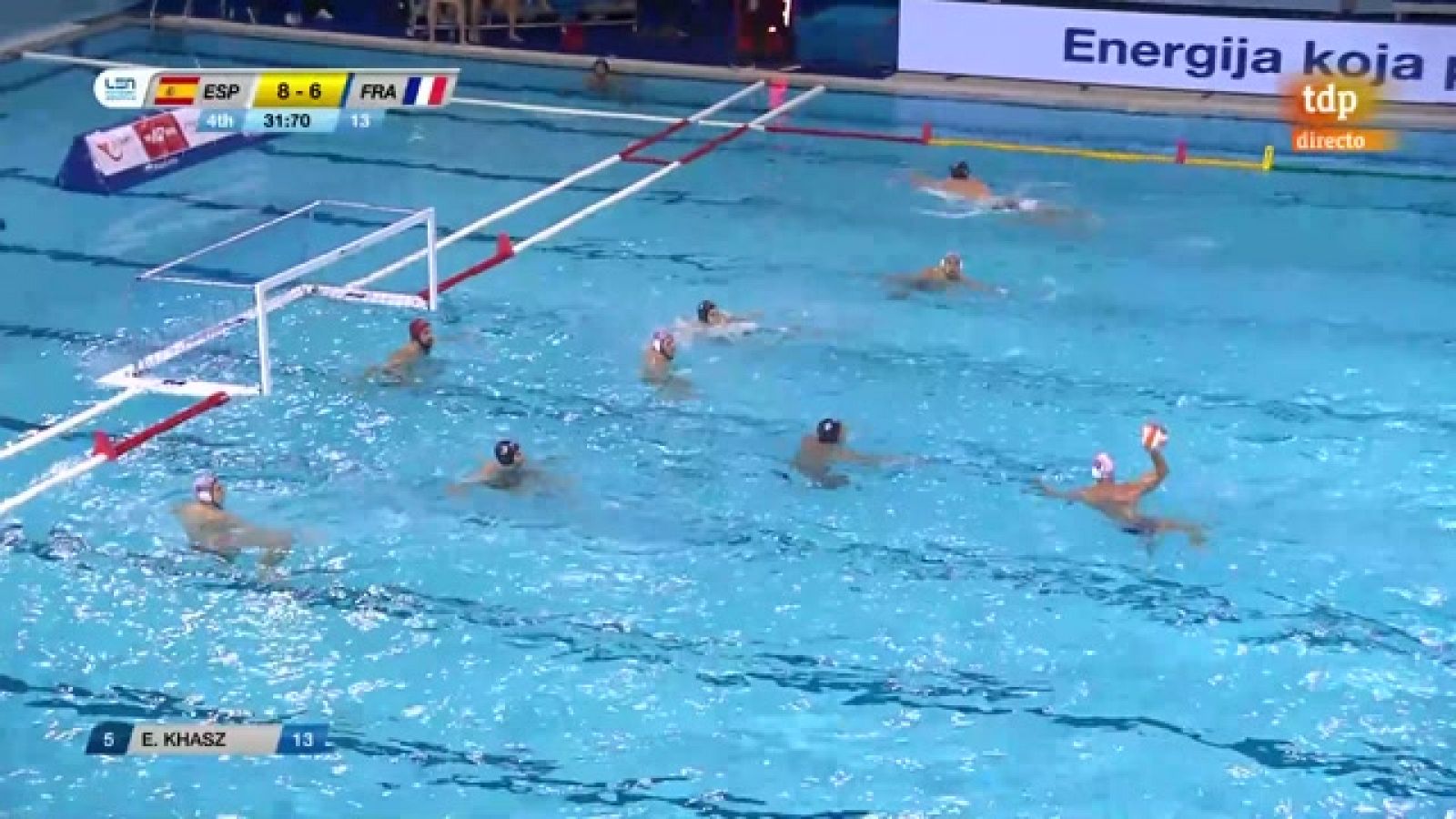 Waterpolo Europeo | El último gol de España para ganar el partido