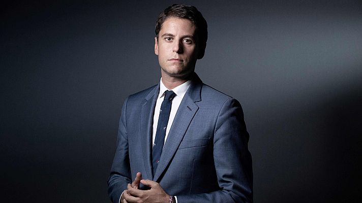 Telediario 1 - Gabriel Attal, nuevo primer ministro en Francia