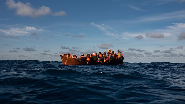 Telediario 1 - En 2023 murieron 6.618 migrantes en rutas migratorias hacia España