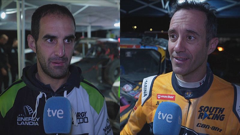 Gerard Farrs y Oriol Mena mandan en las categoras T3 y T4  de coches del Dakar 2024 -- Ver ahora en RTVE Play