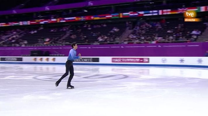 Patinaje sobre hielo - Campeonato de Europa. Corto Masculino Grupos 5 y 6