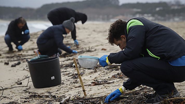 Telediario 2 - Nuevo choque entre la Xunta y el Gobierno central por la gestión del vertido de pélets