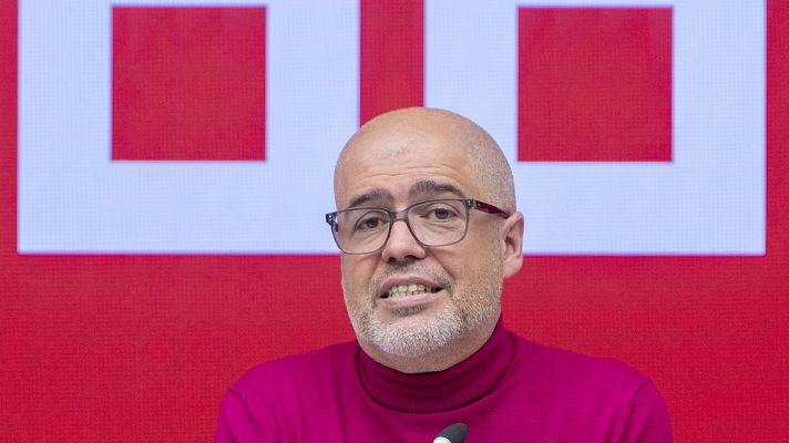 Unai Sordo (CC.OO.) pide "altura de miras" a Podemos por dejar caer el decreto sobre el aumento de los subsidios por desempleo