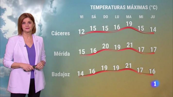 El Tiempo en Extremadura - 12/01/2024