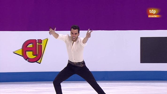 Tomàs Guarino termina 18º en la final del Europeo de patinaje artístico