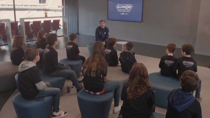 Fútbol - Antoine Griezmann se somete a los periodistas más exigentes: "Mi gol más especial fue el primero en el Metropolitano"