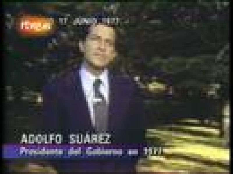 Mensaje de Adolfo Suárez tras su victoria en las elecciones de 1977