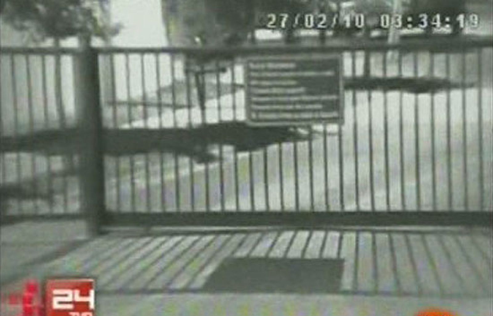 El seísmo de Chile registrado por una cámara de seguridad