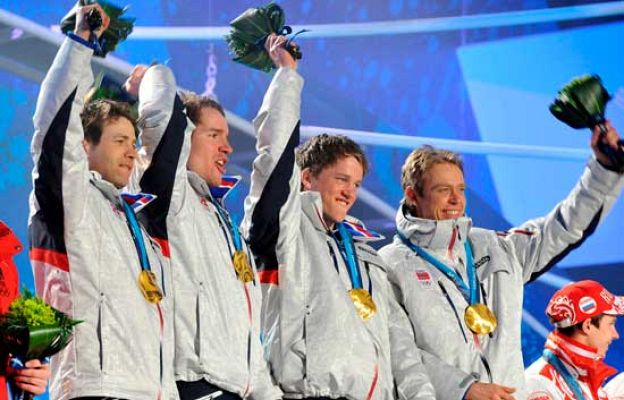  - Biatlón 4x7 relevos 5km (masculino)