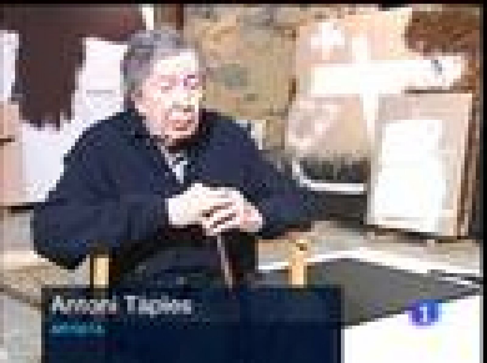 Sin programa: Tapies abre su estudio a TVE | RTVE Play