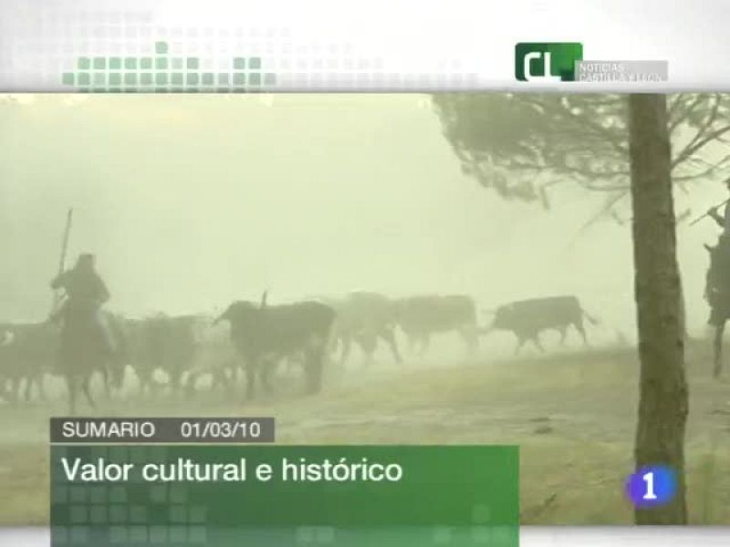 Noticias Castilla y León. Informativo Territorial de Castilla y León. (01/03/10) 