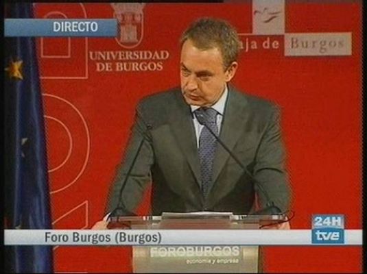 Zapatero clausura el Foro de Burgos