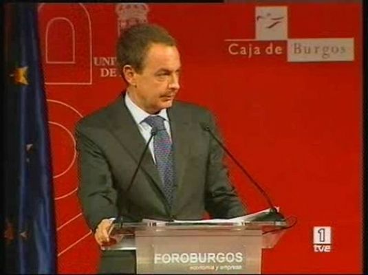 TD2 Zapatero defiende en Burgos la fortaleza económica de España