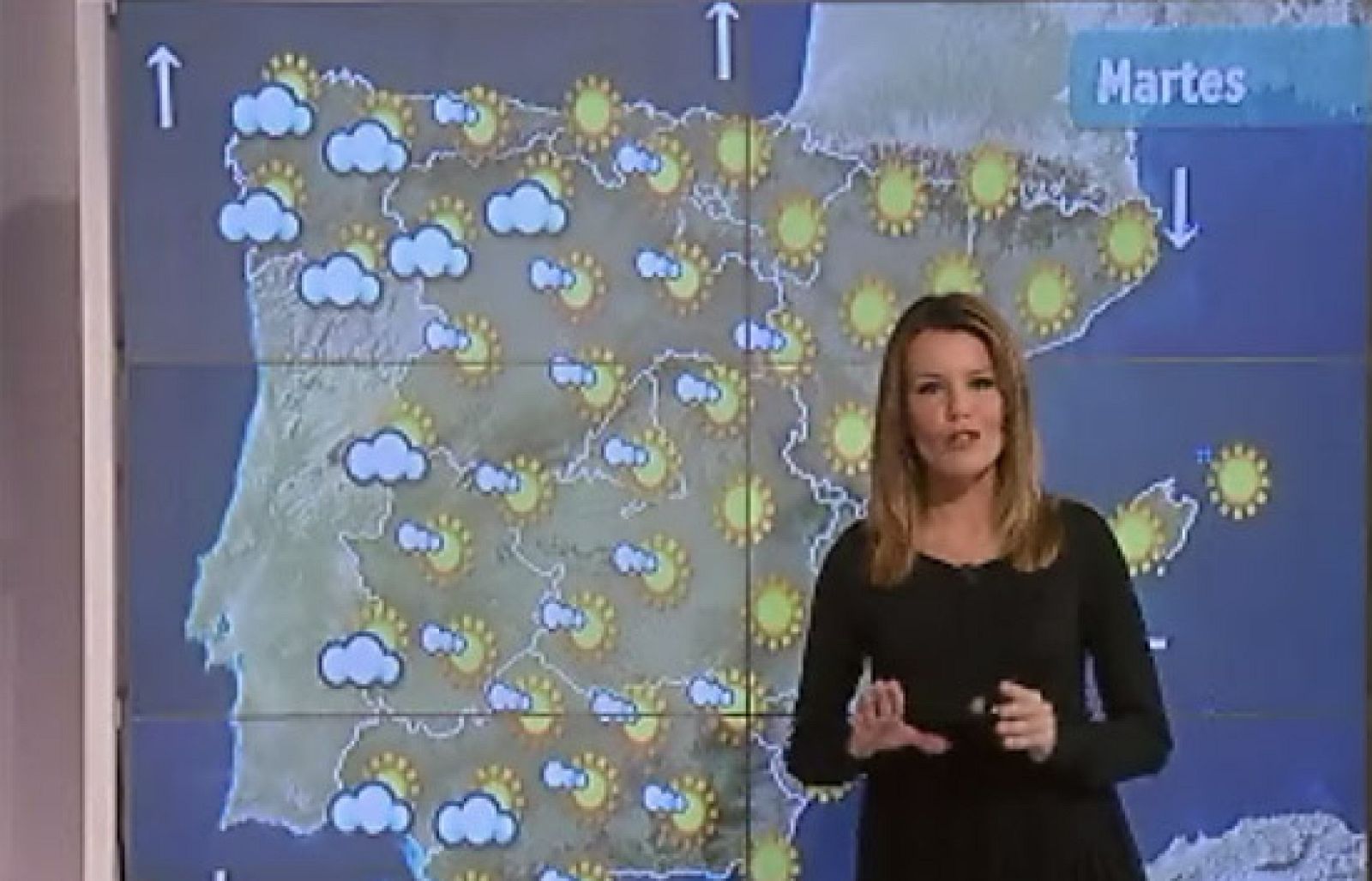 Sin lluvias hasta el jueves