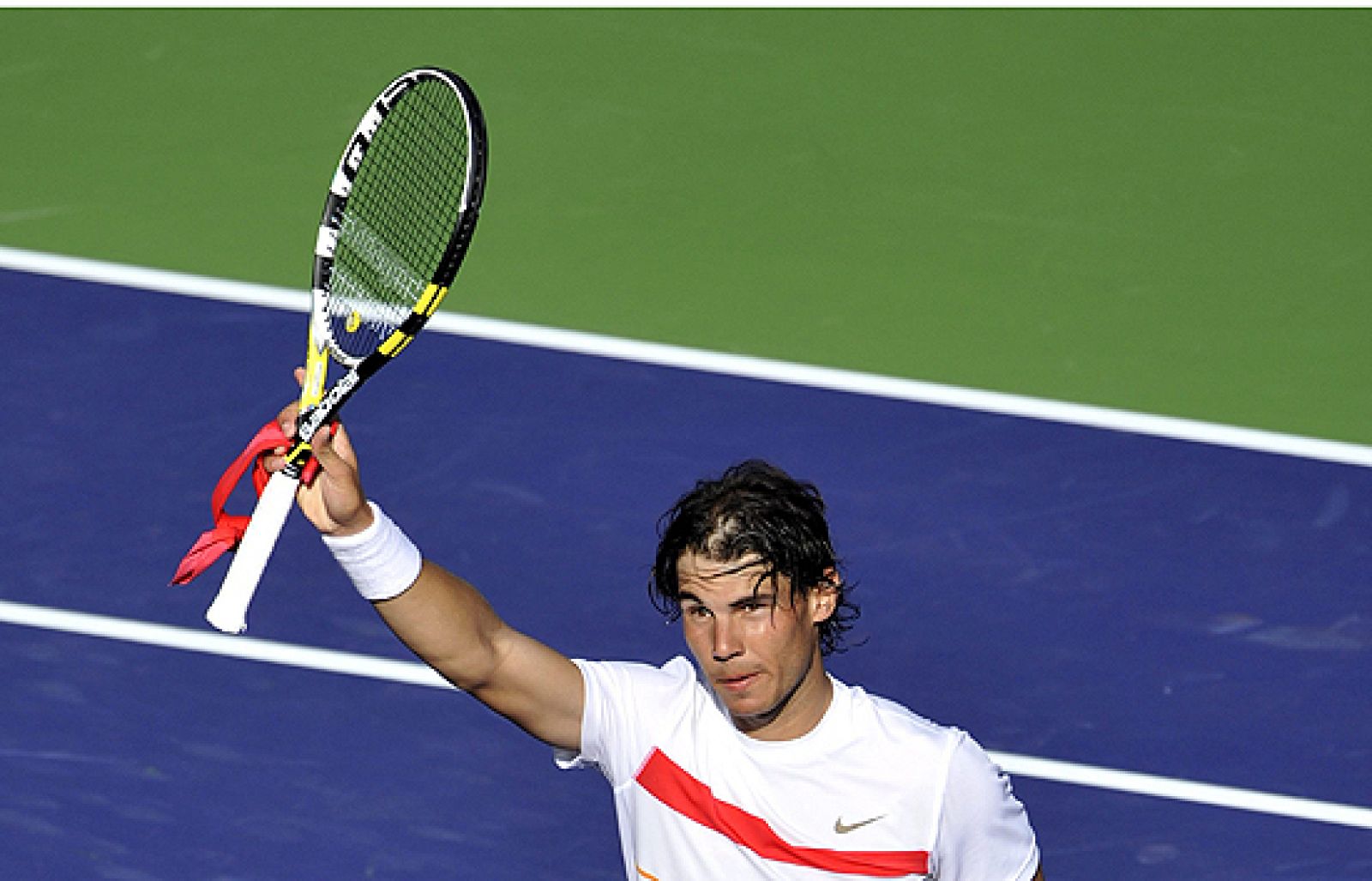 El tenista manacorí Rafa Nadal ha pasado a octavos de final del torneo de Indian Wells tras ganar, por un doble 6-2, al croata Mario Ancic. Robredo, Feliciano, Almagro, Montañés y García López también siguen adelaante. Peor suerte han corrido Verdasc