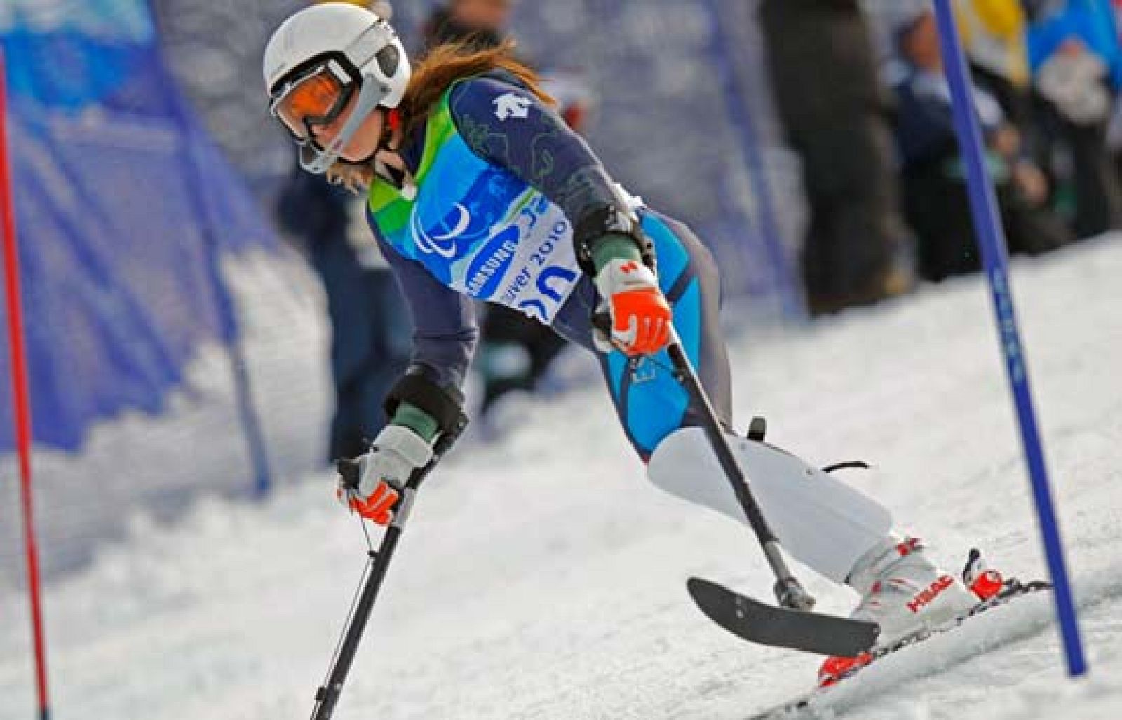 La esquiadora mallorquina Úrsula Pueyo, participante en los Juegos Paralímpicos de Vancouver, ha caído en la prueba de Eslalon Gigante. Pueyo ha terminado la número 17 en la primera manga, con un tiempo de 1:43,14.