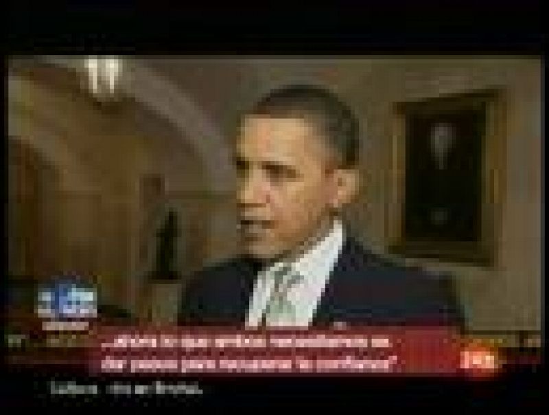 El presidente de Estados Unidos, Barack Obama, durante la entrevista en la cadena Fox, ha declarado que las relaciones con Israel siguen "intactas" y ha defendido su reforma sanitaria