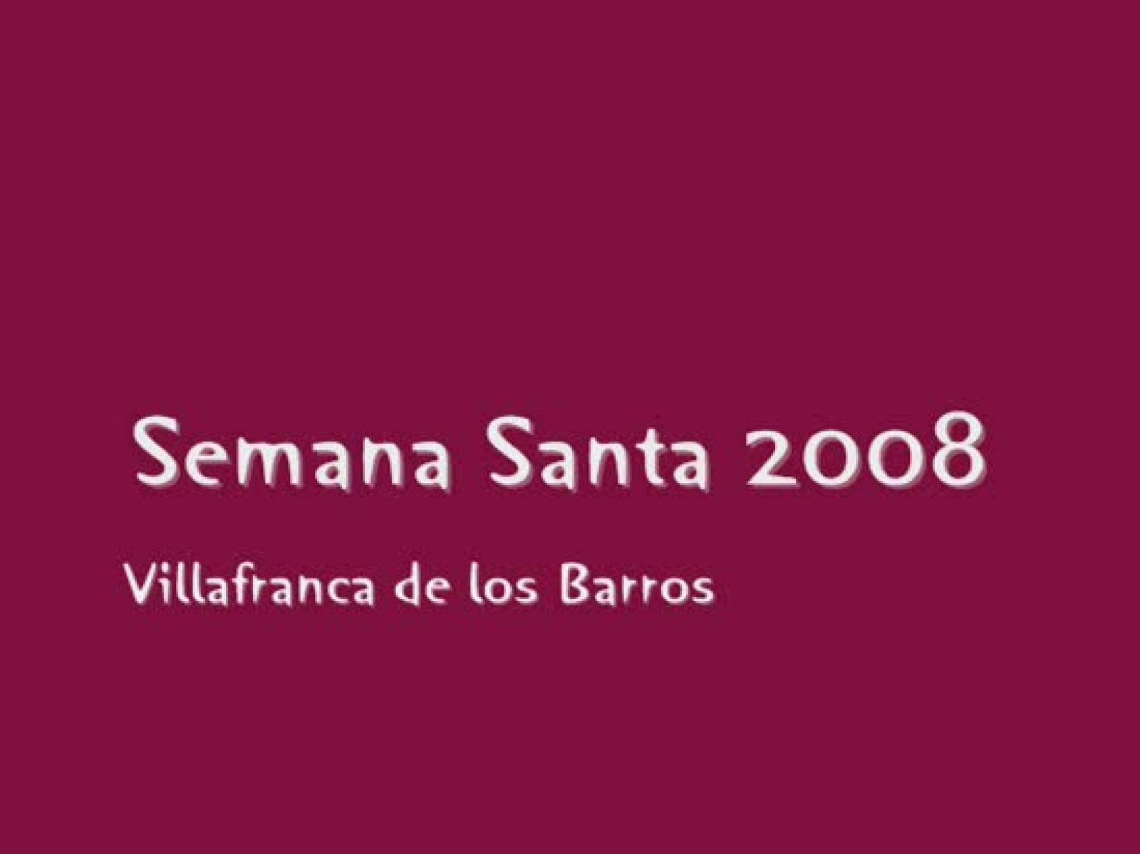 Video del Lunes Santo de la Semana Santa 2008 de Villafranca de los Barros. Procesiona la Cofradía penitencial Cristo de la Luz