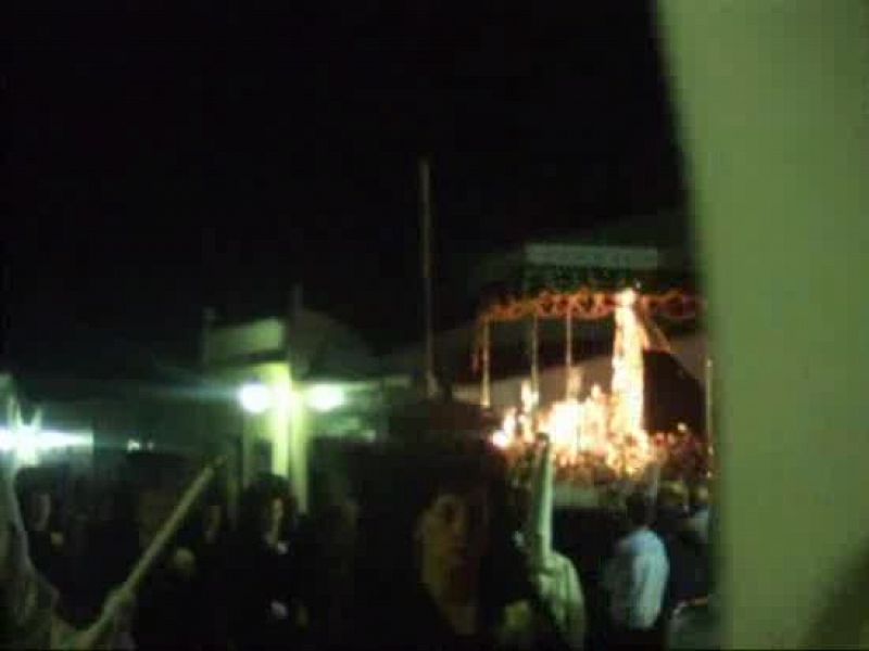 Semana Santa en Villanueva de los Barros: Virgen de los Dolores. 