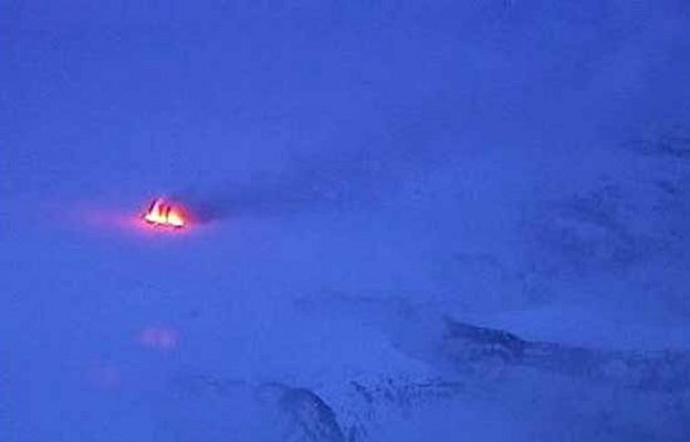 Volcán en erupción en Islandia