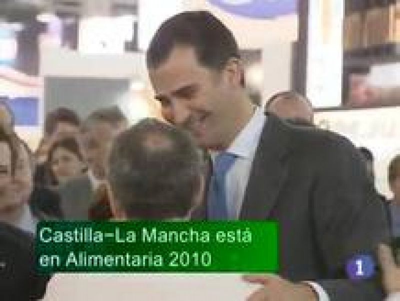 Noticias de Castilla La Mancha. Informativo de Castilla La Mancha. (22/03/10).