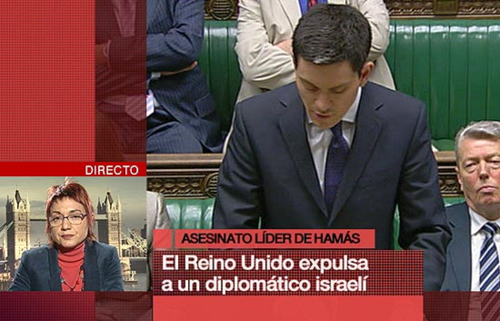David Miliband, jefe de la diplomacia británica, ha dicho que hay razones convincentes para creer que detrás de esa falsificación está el Mosad, los servicios secretos de Israel.