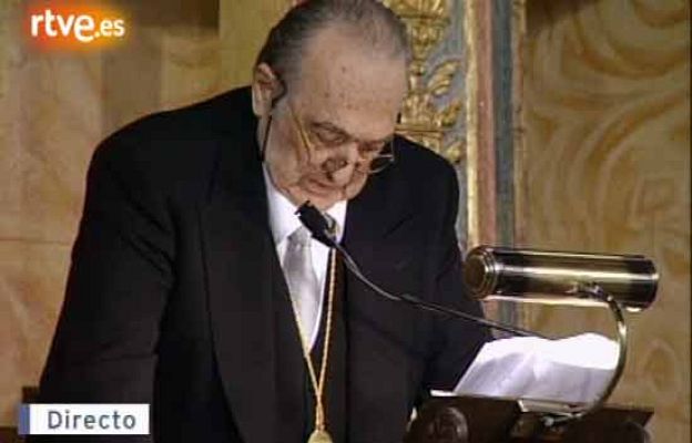 Premios Cervantes en el Archivo de RTVE - Discurso Rafael Sánchez Ferlosio, Premio Cervantes 2004