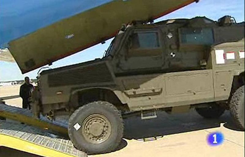  Parten hacia Afganistán dos nuevos blindados 