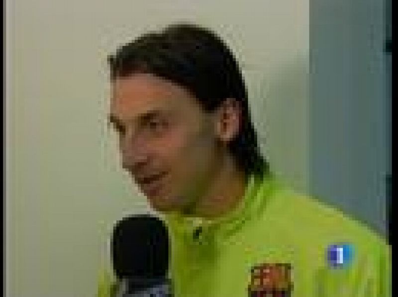 El delantero del FC Barcelona, Zlatan Ibrahimovic, reconoce que su gol ante el Mallorca fue "fácil". 