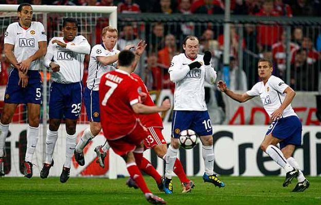 Champions League - Ribéry empata con suerte (1-1)