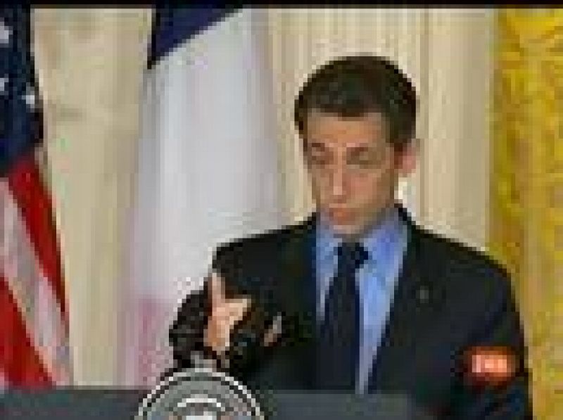 Obama y Sarkozy sintonizan sobre Irán y la crisis