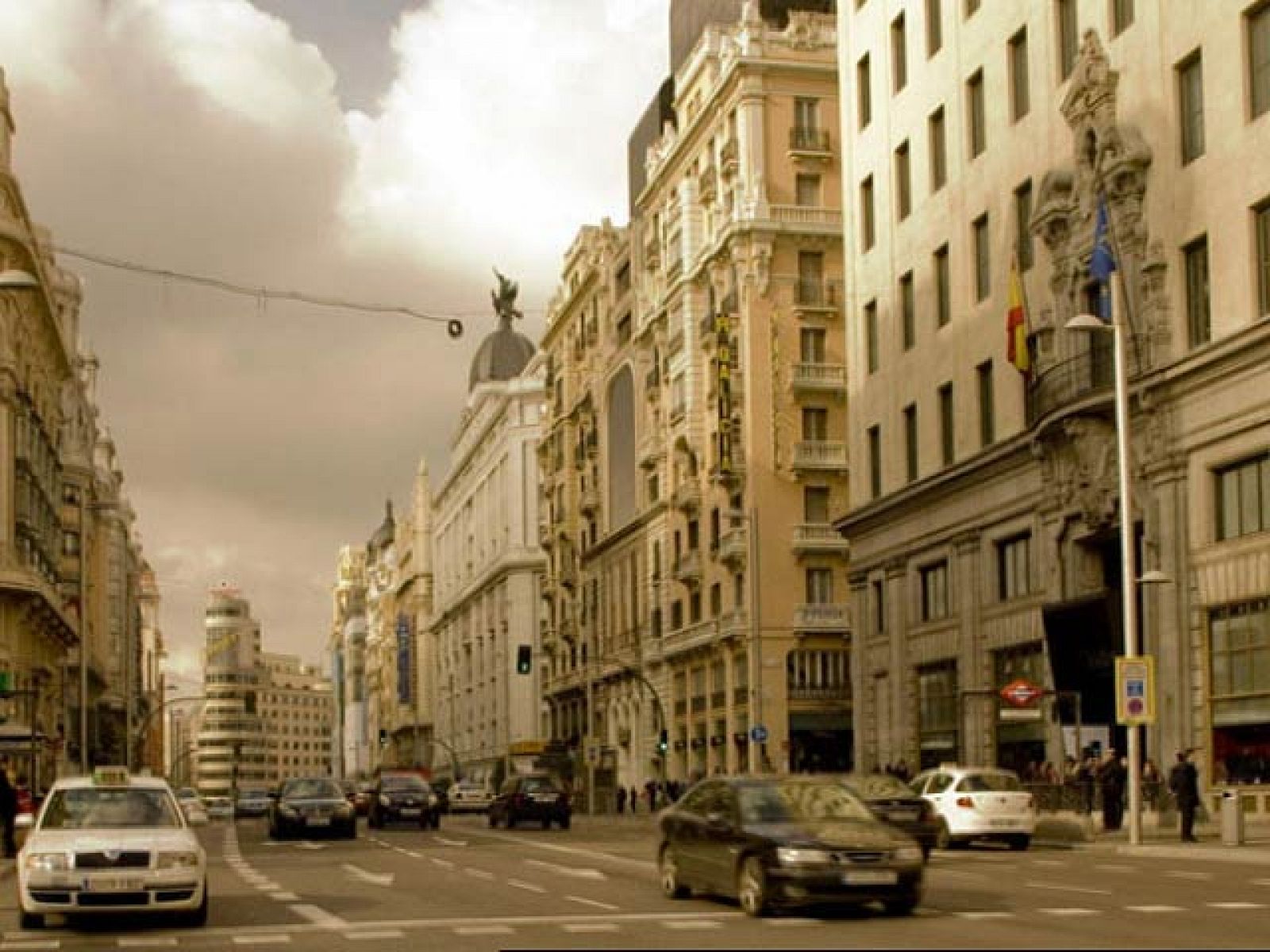 La Gran Vía madrileña vista según los espectadores de La 2 Noticias