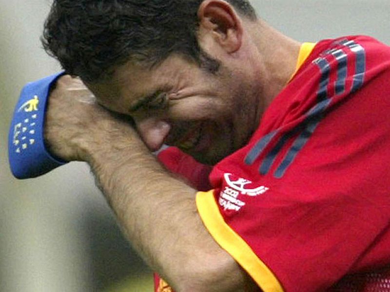  Fernando Hierro colgó la camiseta de la selección española después del Mundial de Corea-Japón 2002. El capitán se fue con casi todos los récords superados.