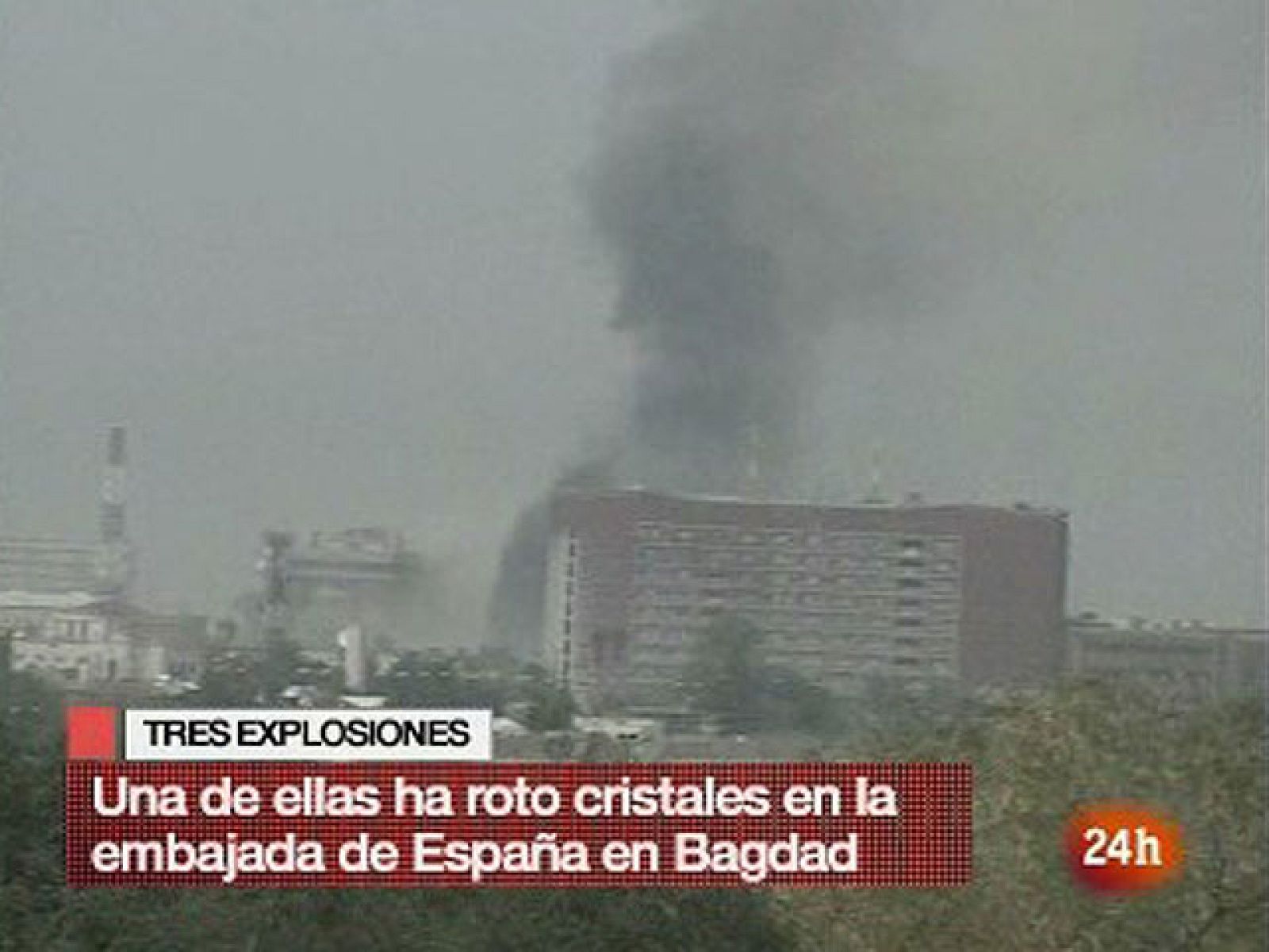  Una explosión en Bagdad alcanza a la embajada española