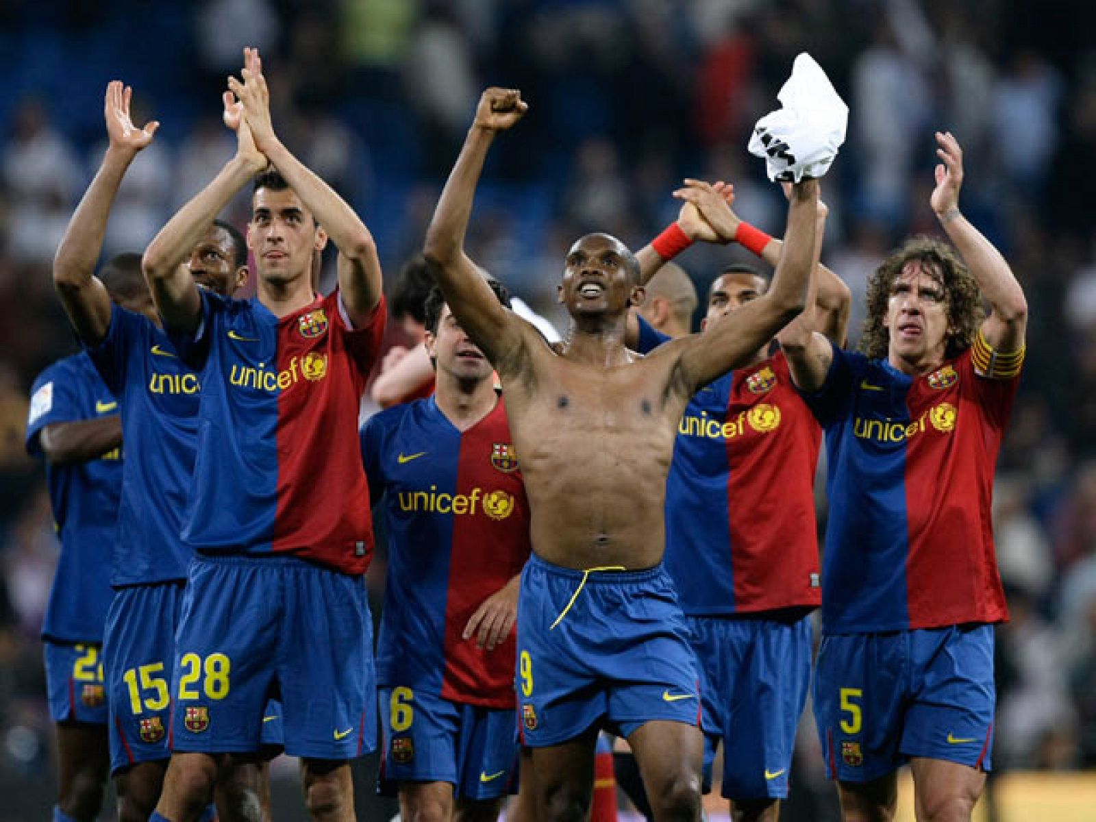 El 'chorreo' del Barça en el Bernabéu - 03/05/09