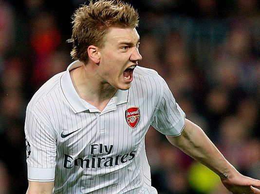 Champions League - Bendtner da el susto (0-1)