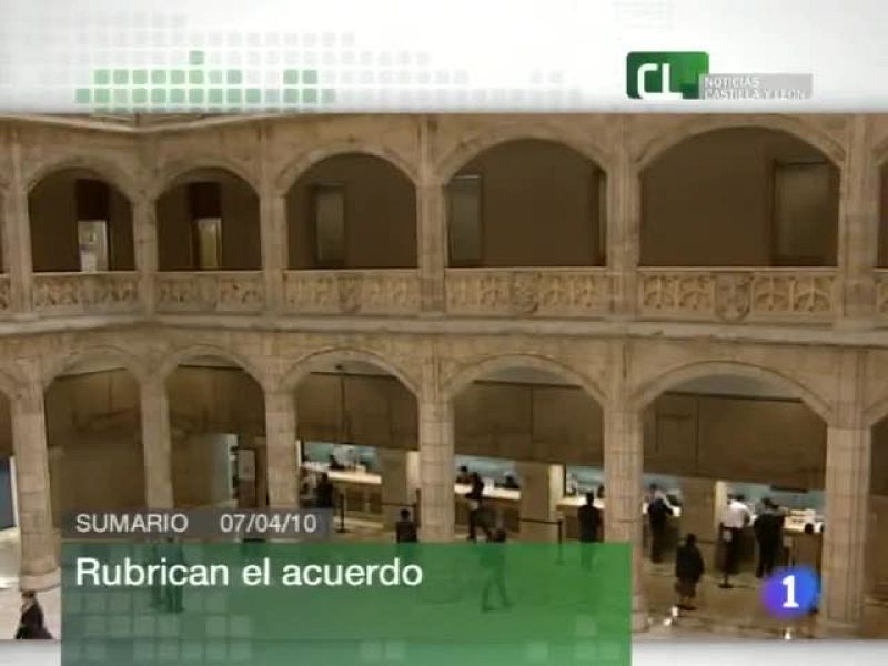 Noticias Castilla y León. Informativo territorial de Castilla y León. (07/04/10) 