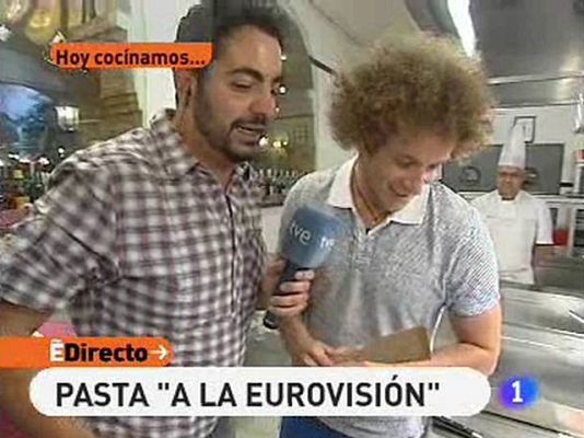 Eurovisión - Dani cocina pasta Eurovisiva