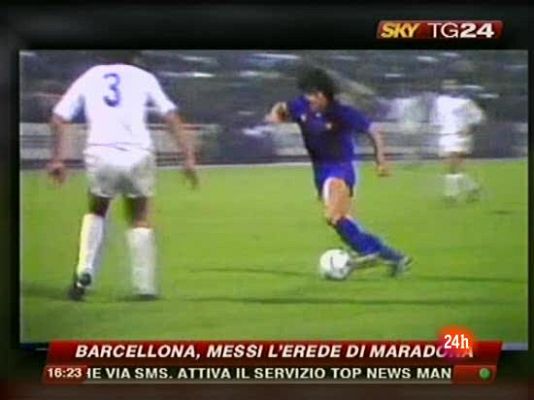 Champions League - Messi sucesor de Maradona