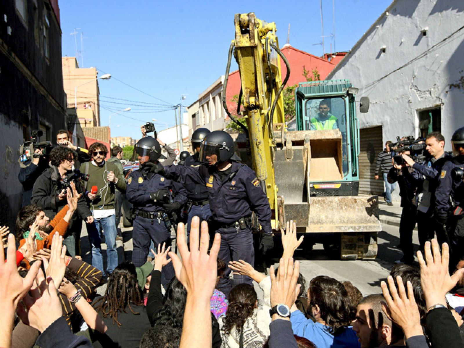 Carga policial en el Cabanyal | Ver