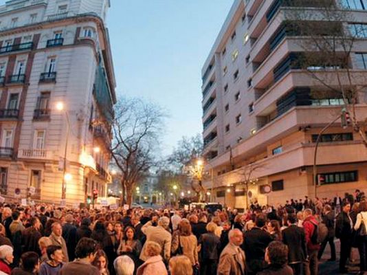 Muestras de apoyo a Garzón