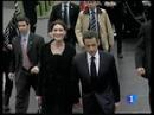 La pareja Sarkozy-Bruni