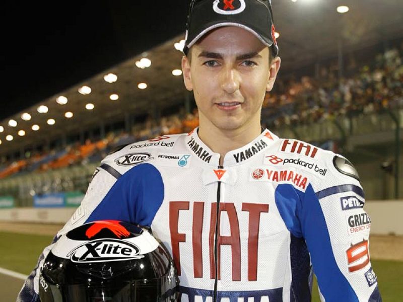 El piloto español Jorge Lorenzo asegura que "ojalá estuviese tan fuerte como el Barça".