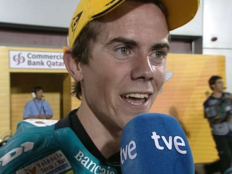 Terol confiesa que ha esperado para atacar en la carrera, y que su estrategia le ha salido bien.