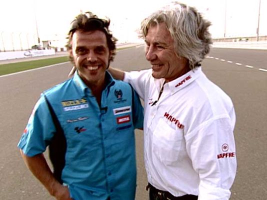  - Ángel Nieto felicita a Capirossi