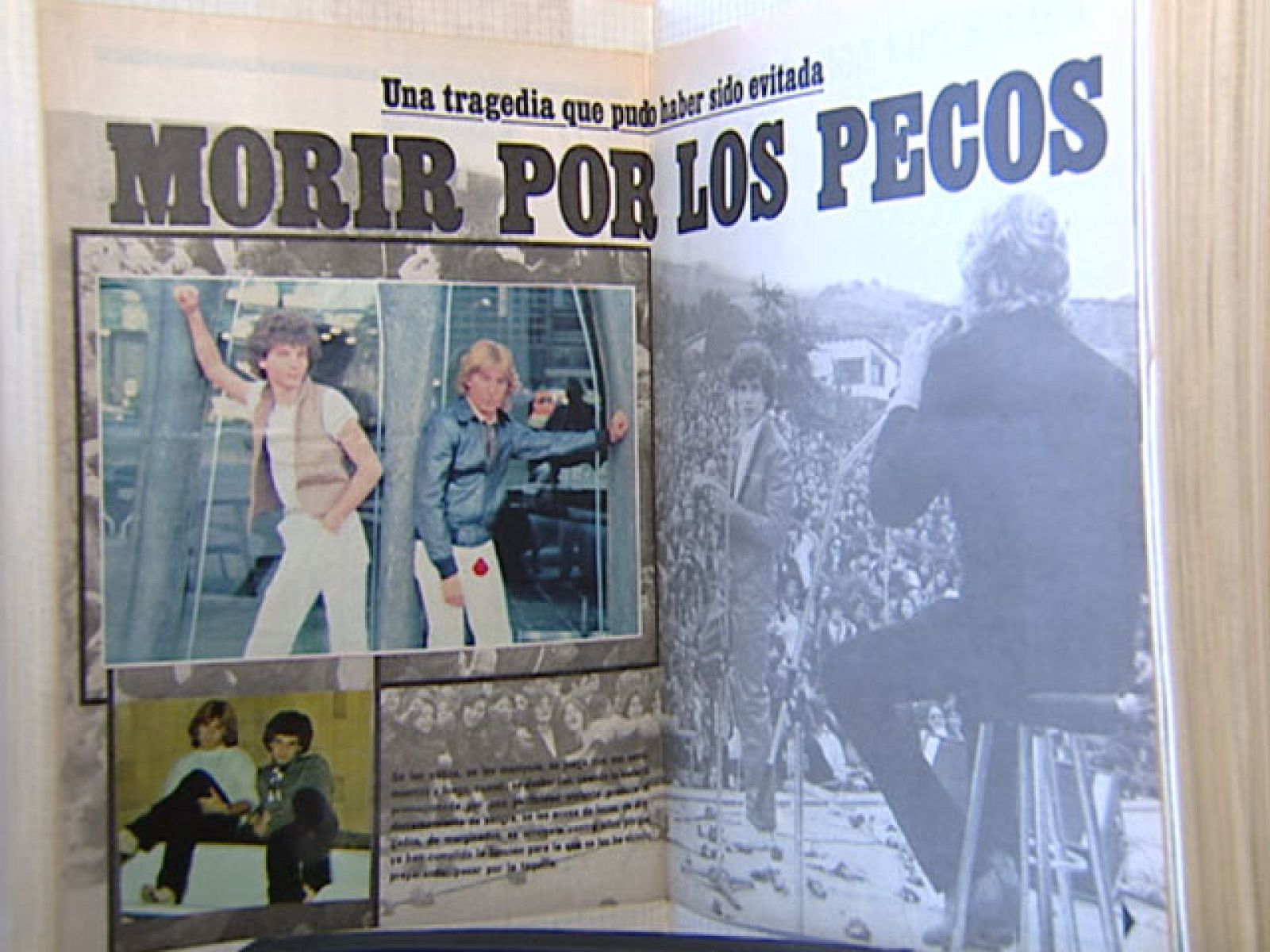 Hace ahora treinta años de un suceso que conmocionó al mundo de la música pop. Una chica de quince años murió en Barcelona en una avalancha durante un concierto del dúo "Los Pecos". 