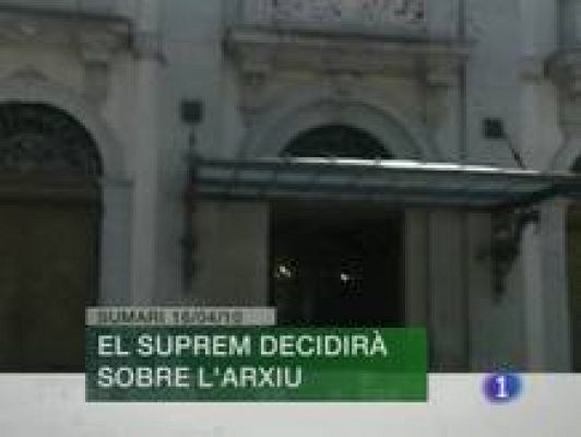 L'informatiu - Comunitat Valenciana - L'informatiu Comunitat Valenciana - 16/04/10